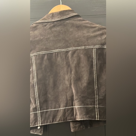 Suede Bomber Jacket - Picture 3 of 4